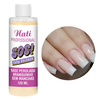 Base Perolada Branquinho sem Manchas Nati Linha Profissional Faby Cardoso 120 ML