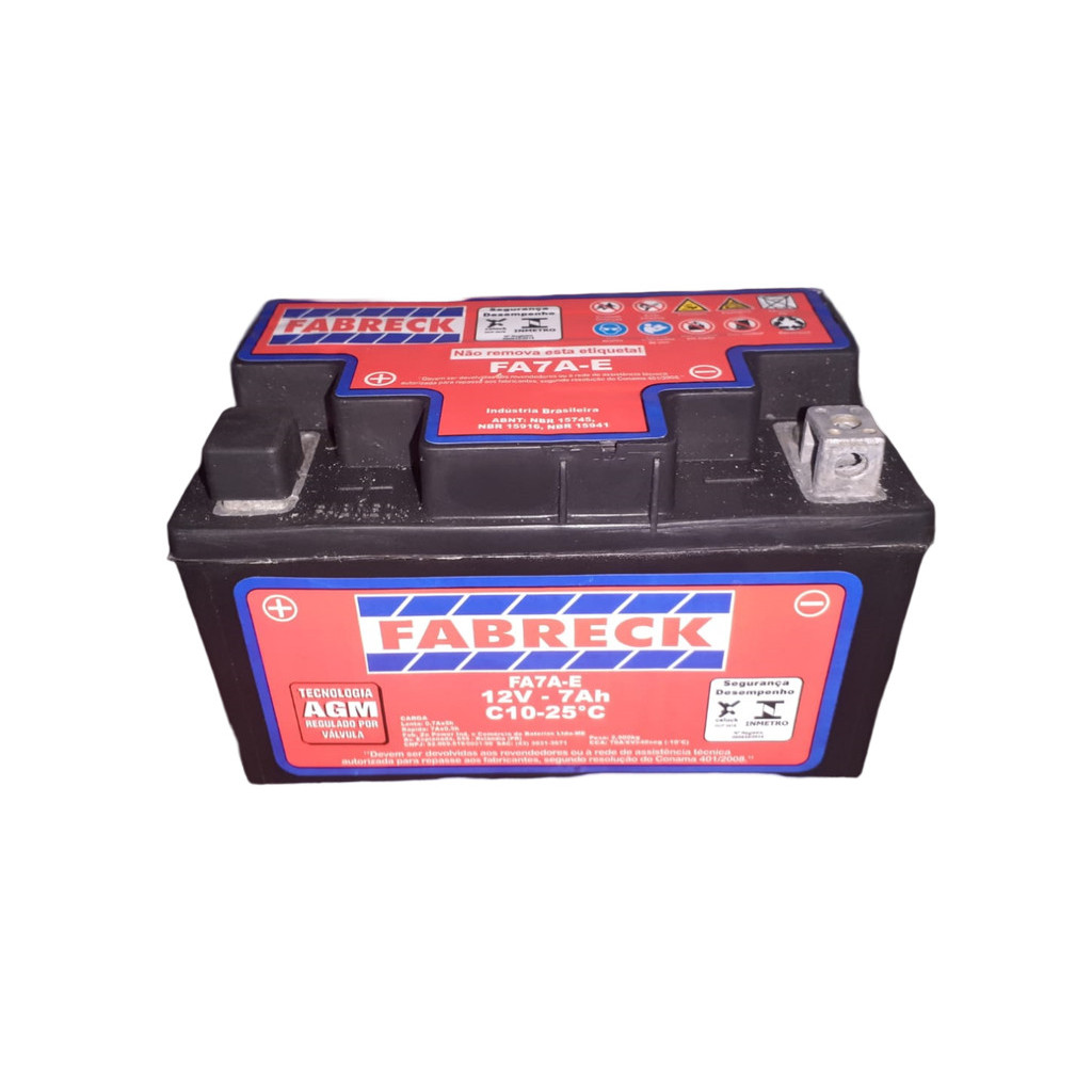 Bateria FA7A-E 7Ah Fabreck Lindy 125 2019+