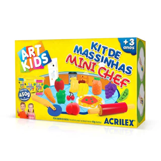 KIT DE MASSINHA DE MODELAR ACRILEX - MINI CHEF