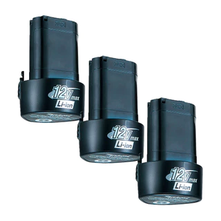 Kit 3 Baterias 12V Íon de Lítio BL1014 196338-0 Makita