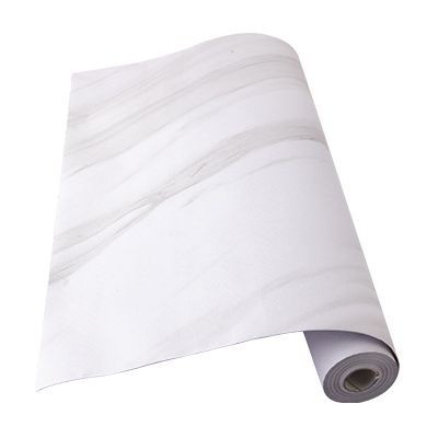 Papel de Parede 10 Metros Autoadesivo Texturizado PVC Mármore Branco - Moment