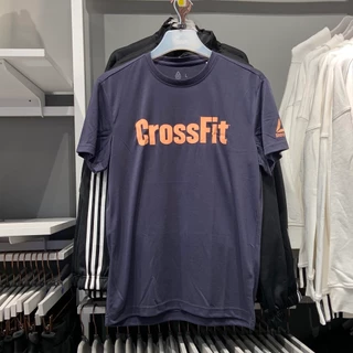 Reeok Crossfit Camiseta De Manga Curta Para Treinamento De Aptidão Esportiva Confortável E Respirável Homens EC1466