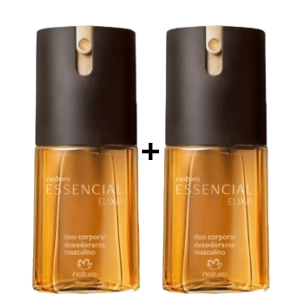 Combo 02 Unidades Deo Corporal Essencial Elixir 100ml Natura | Shopee ...