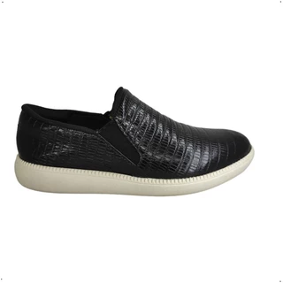 Tenis Casual Usaflex Ortopedico Couro Conforto Elastico AJ0203 em Oferta na Shopee