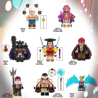 Anime Mini Personagem Uma Peça Série Luffy Montagem Educacional Mini Bloco de Construção Brinquedo