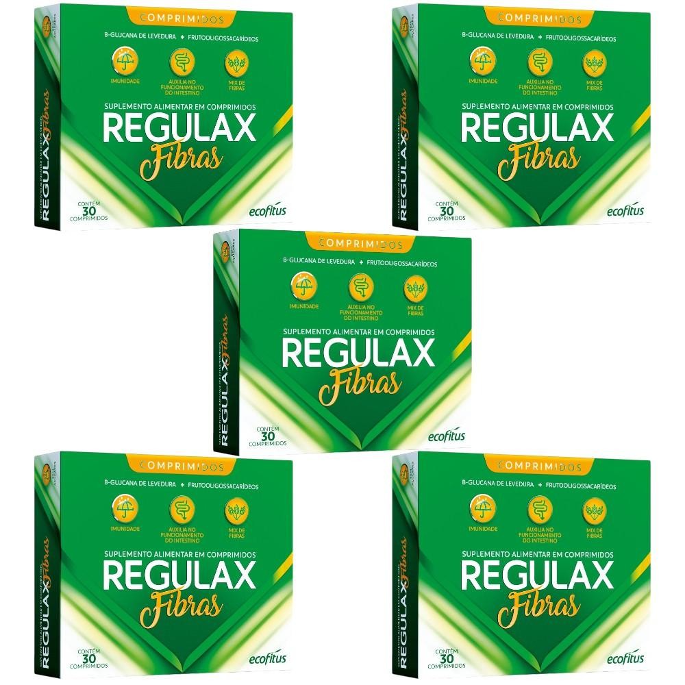 Kit Regulax Fibras Ecofitus Com 5 Caixas 30 Comprimidos Cada | Shopee ...