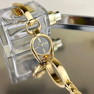 Relógio Feminino , Botão Vintage Mão Moda Casual Simples Pulseira