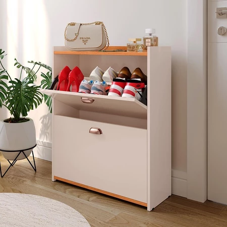 Sapateira multiuso organizador calçados hall entrada closet  banquinho 21 pares sapato organizadora