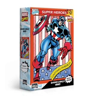 Quebra Cabeça Marvel Comics Capitão America 500 peças - 2958 Toyster