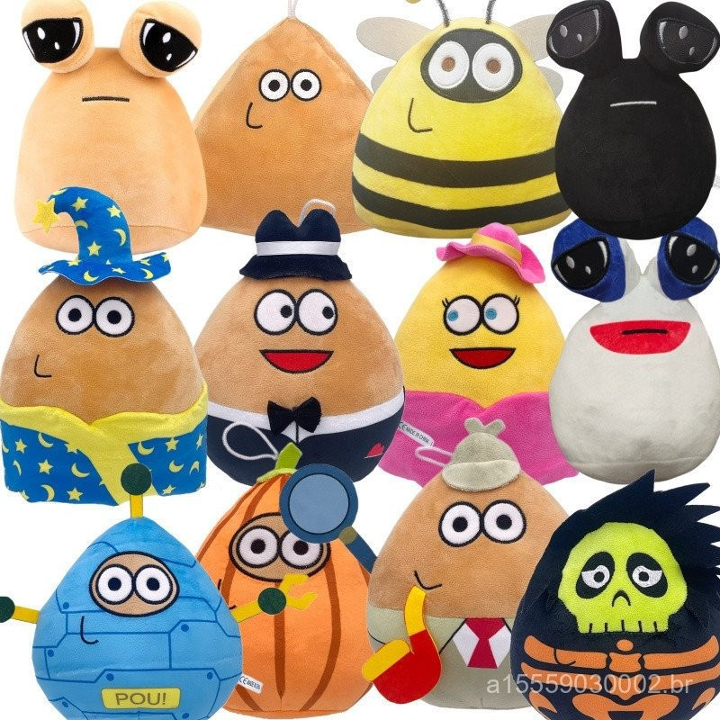 Pou Alien Plüschtier – 22 Cm Weiches Kuscheltier – Niedlicher Alien Für Kinder & Fans