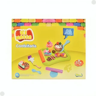 Massinha de Modelar Ki Massa Kit Confeitaria e Café 3006 Sunny