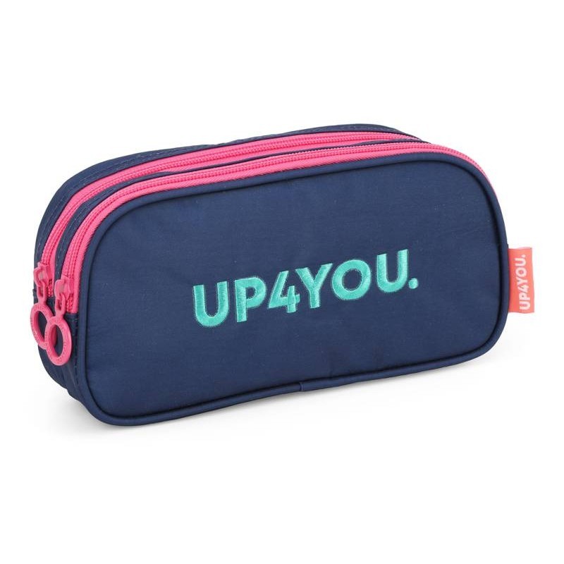 Estojo Duplo Up4you Azul - Luxcel Estojo Duplo Up4you Azul - Luxcel