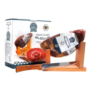 Kit Mini Jamon Presunto Serrano Curado España E Hijos 1kg