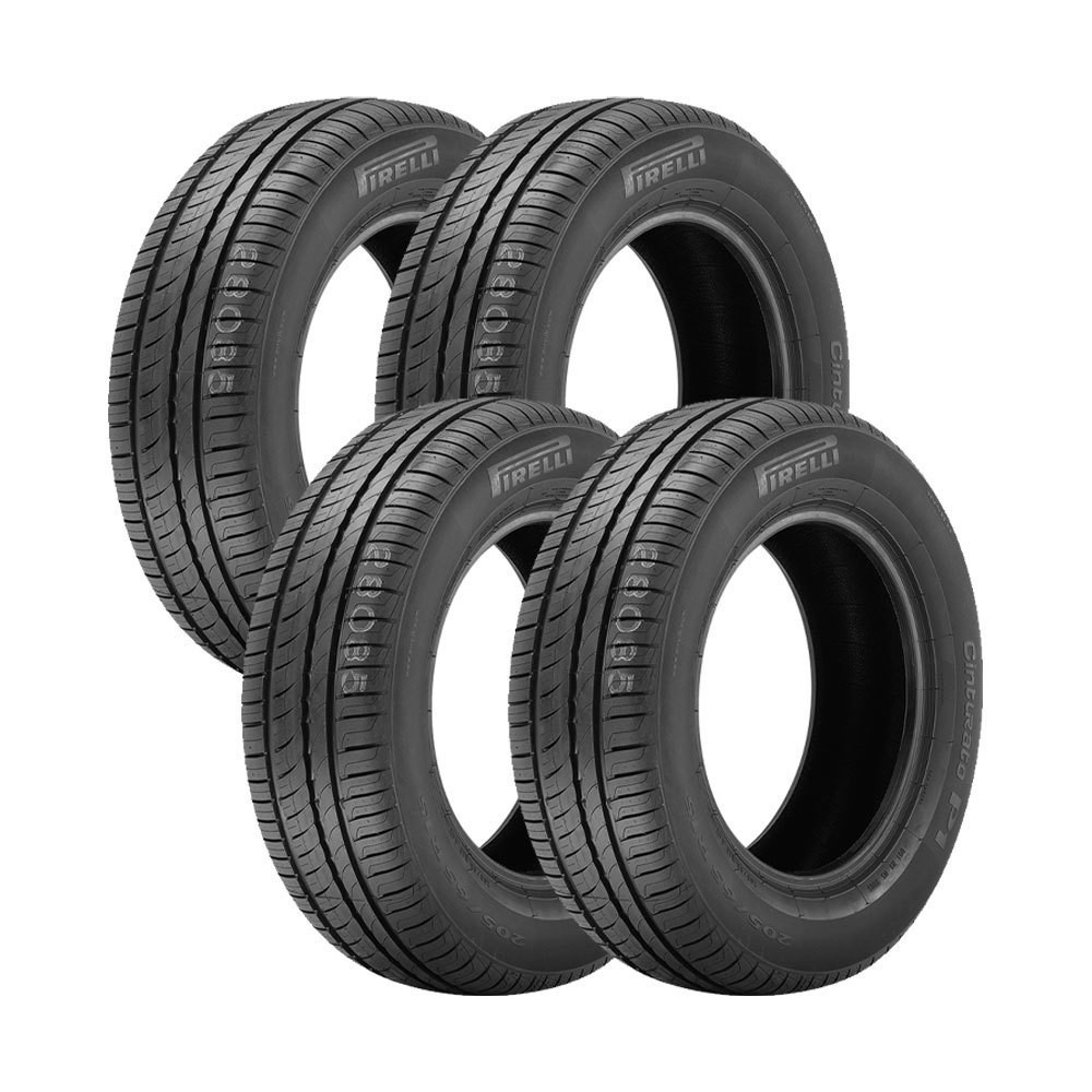 Jogo 4 Pneus Pirelli Aro 15 Powergy 195/55R15 85H