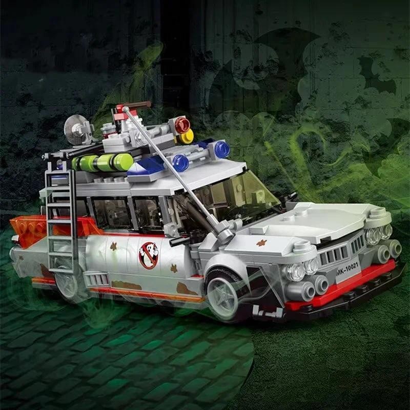 Caça-Fantasmas ECTO-1 Construtor Modelo Técnico De Carros Brinquedos Para Meninos Cidade Tijolos Presentes De Natal Adultos Kids