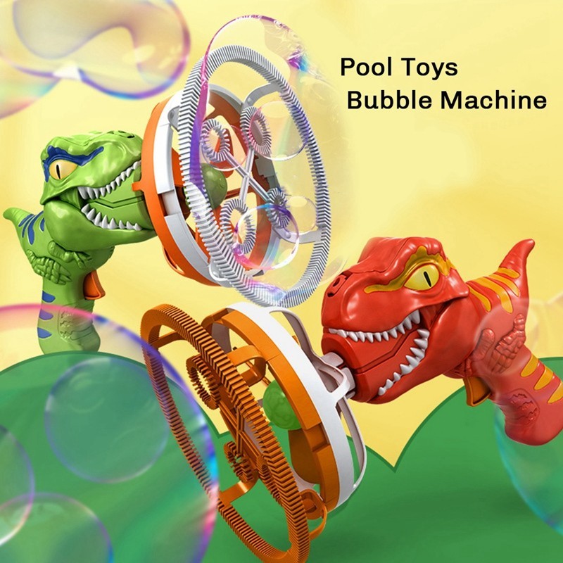 Dinossauro Ventilador Em De Bolha Brinquedos De Piscina De Elétricos