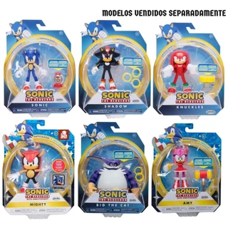 Boneco Articulado Sonic The Hedgehog c/ Acessório - Nova Série - 10 cm - Jakks