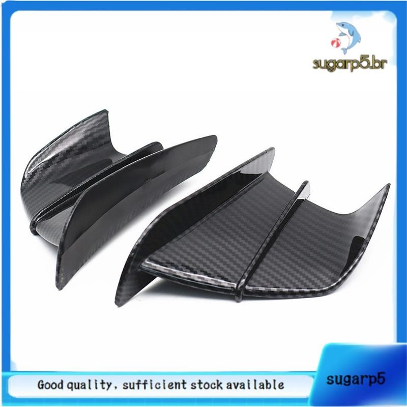 Alerón Fijo Lateral De Fibra De Carbono Para CBR650R Y Otras Motos Honda, Kawasaki, Yamaha – Accesorio Deportivo Sin Taladrar
