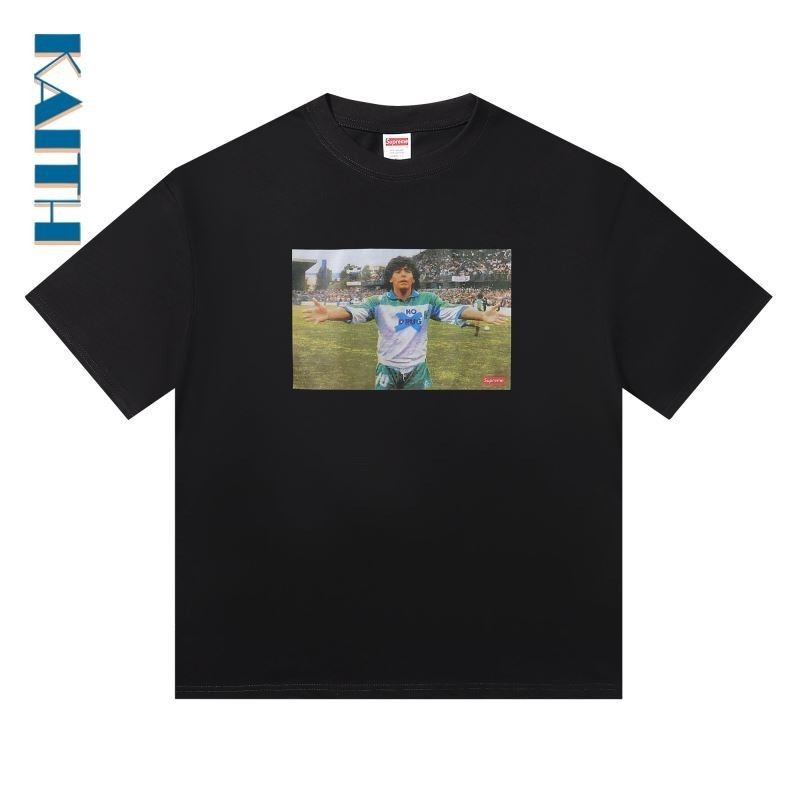# T73 Tee Graphic Blurred Figure Lawn Pattern Impressão Popular Vintage Plus Tamanho Unisexo Streetwear Crewneck Casal De Algodão Camisetas Coreanas Para Homens