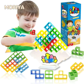 16/32/48PCS Jogo De Tetris Colorido Torre power Equilíbrio Montagem De Blocos De Brinquedos Educativos