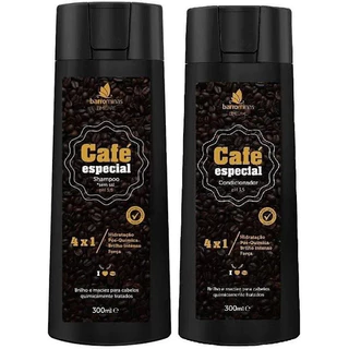 Kit Shampoo + Condicionador Café Especial 300ml Barrominas
