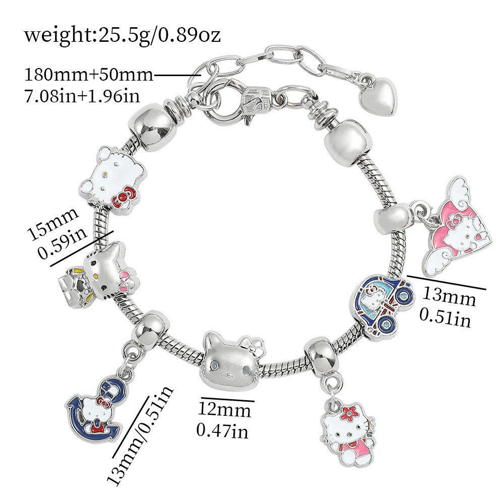 Sanrio Pulseiras Kuromi Melody De Melodia Coloridas Para Meninas
