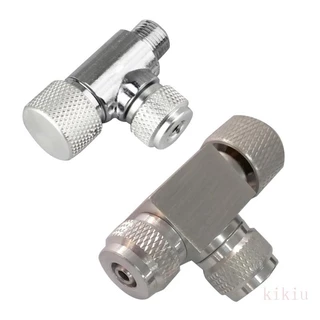 kikiu Difusor Regulador Válvula Reguladora CO2 Cabeça Dupla Única Para Aquário