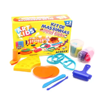 KIT DE MASSINHA DE MODELAR ACRILEX - MINI CAKE