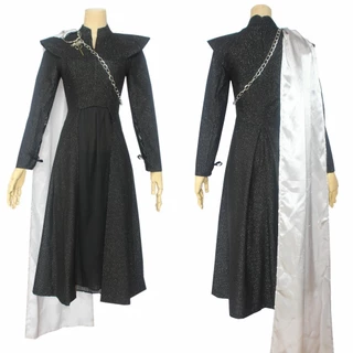 A sétima temporada de Game of Thrones Dragon Mother cos trajes de cosplay Daenerys