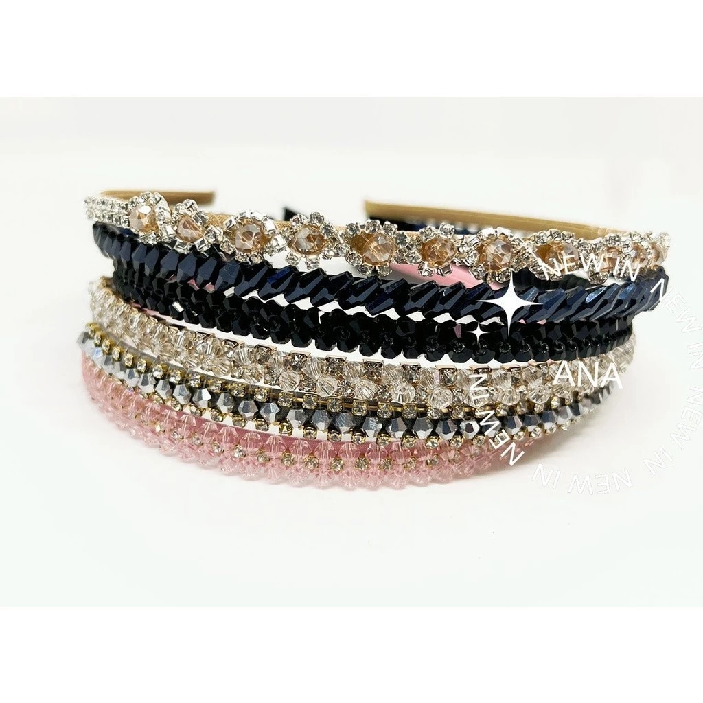Kit 6 Tiaras Com Modelos Variados De Cristal modelo aleatório-inlis ana