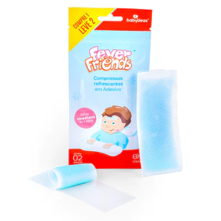 Compressa Refrescante Fever Friends Alívio Da Febre e Vacina Babydeas