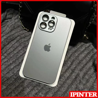 Estojo De Luxo Original Colorido Nano AG Fosco Para iPhone 15 14 13 12 11 Pro Max 14 15 Plus Com Capa De Filme De Lente Integrada