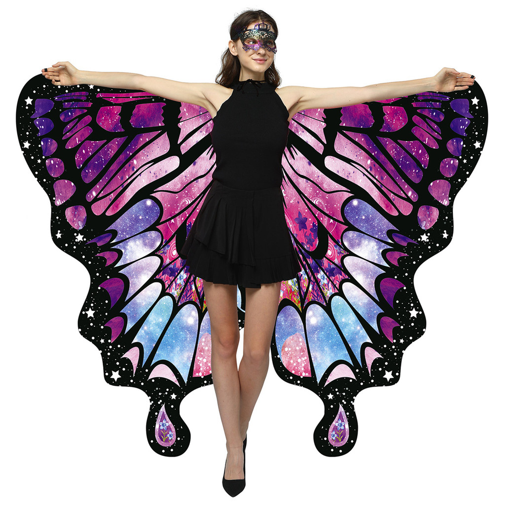 Fantasia Feminina De Borboleta SDS , De Carnaval , Lenço De Capa ...