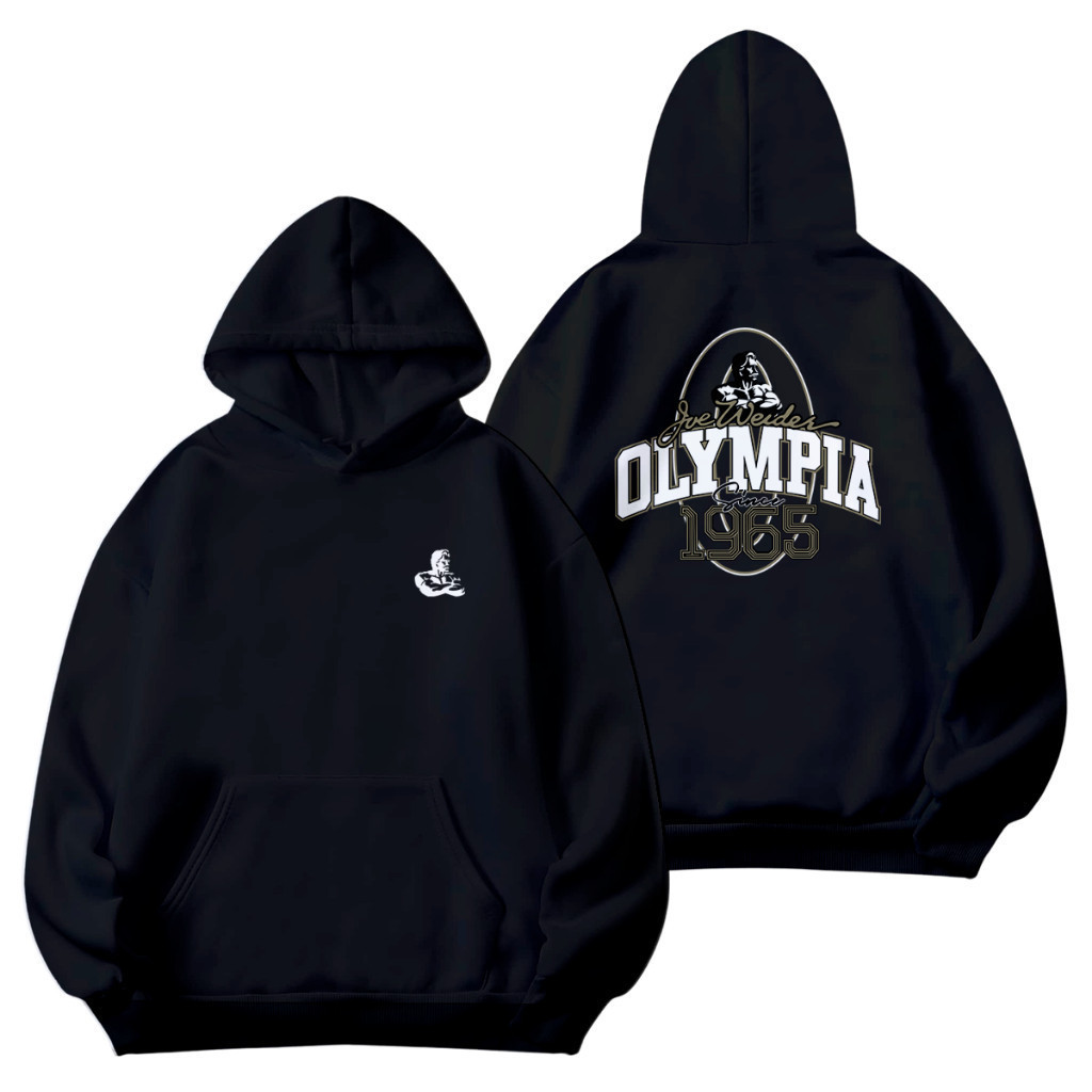 Moletom Canguru Treino Estampado Olympia Básico Moda Inverno Esportiva Academia