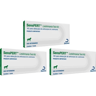 Senspert leishmaniose Cães 1 Test. - Dechra - 3 Unidades