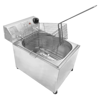 Fritadeira Industrial Eletrica 10 L de Mesa c/ Zona Fria