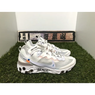 Alta qualityoff-white X nikecoming soonreact elemento 87 preto transparente dos homens e sapatos femininos