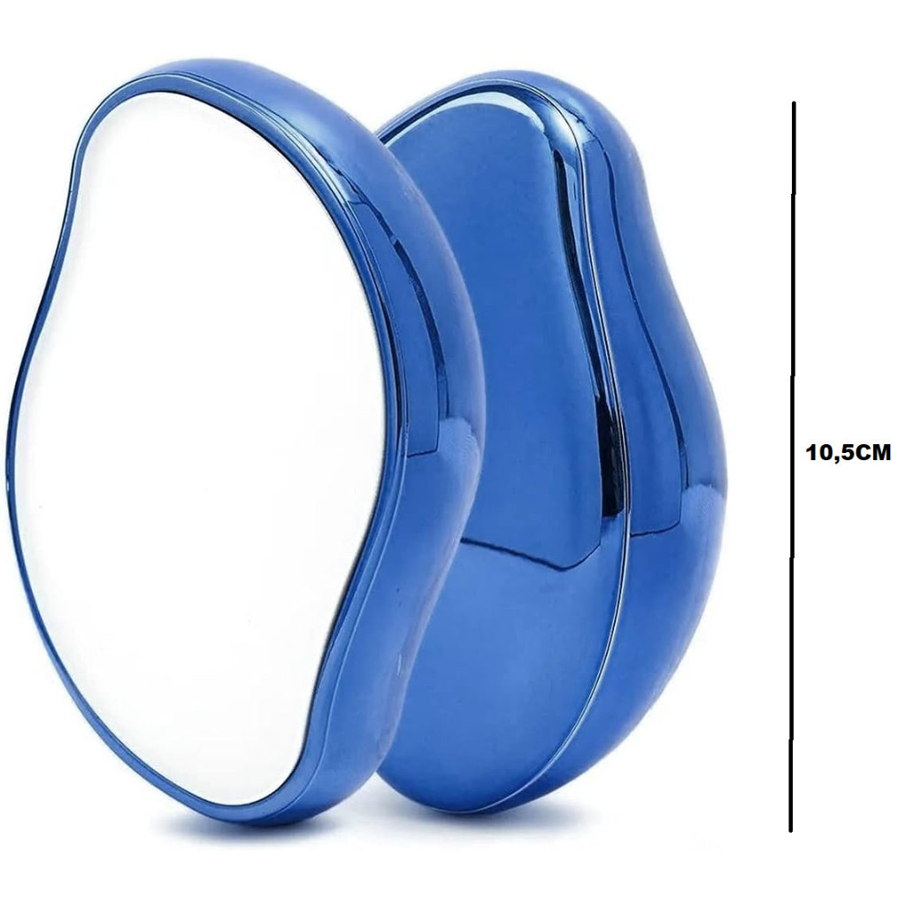 Depilador Indolor Cristal 10,5CM Limpeza Para Depilação Removedor De Pelos Sem Dor Unissex Fácil Multicolorido Utilmix