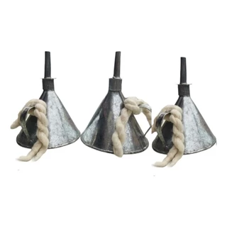 Lamparina 3 Unidades Querosene Modelo Retro Antigo Com Pavio em Oferta na Shopee