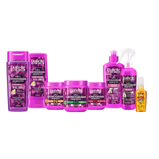 Kit DaBelle Hair Intense Meu Cronograma Perfeito + Óleo Mágico Jojoba (8 Produtos)