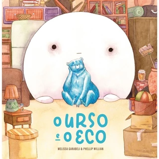 Livro O urso e o eco | Ilustrado Capa Dura | Phellip Willian em Oferta na Shopee