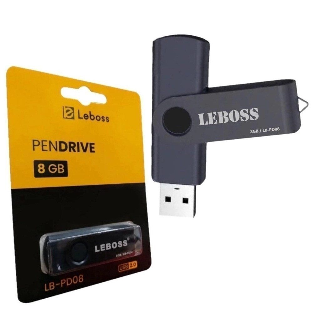 PEN DISPOSITIVO DE ARMAZENAMENTO CAPACIDADE 8GB LB-PD08