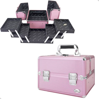 Maleta de Maquiagem Profissional Média Rígida Jack Design em Oferta na Shopee