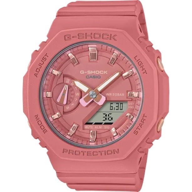 G-SHOCK Relógio Esportivo GA-2100 GMA-S2100-4A2 TMJ Masculino De Resina PINK