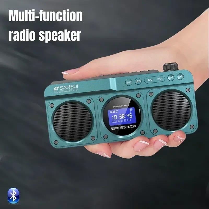 SANSUI F28 Rádio FM Portátil MP3 Walkman Cartão Externo Hi-fi De