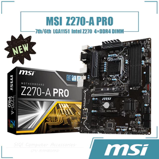 Placa-Mãe MSI Z270-A PRO LGA 1151 4 Alto-Falantes DDR4 DIMM Usando chipset Intel Z270 ATX Padrão 64GB