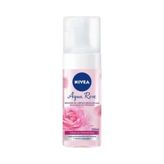 Mousse De Limpeza Facial Nivea Aqua Rose 150Ml