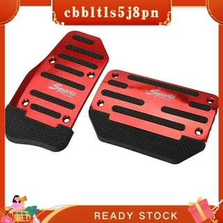 【 Cbbltltls5j8pn 】 Universal Acelerador De Gás Vermelho Pedal E De Freio Cobertura Antiderrapante Para Carro De Transmissão Automática
