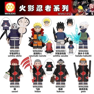 Bonecos Animes Naruto Shippuden Série Wm6105 Brinquedos Blocos De Construção Presentes De Crianças