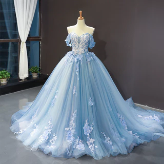 Verão novo estilo nupcial Pettiskirt um ombro arrastando jantar de casamento vestido de princesa